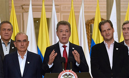 Plebiscito por la paz en Colombia Santos designa delegados para diálogo con promotores del “No”